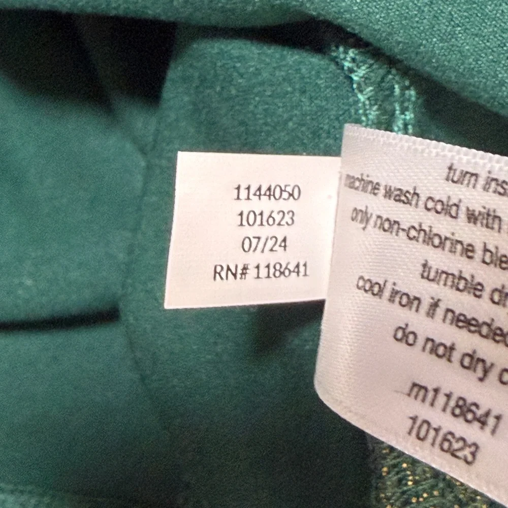 Livi by Lane Bryant Shimmering Green Gold Hoodie ECO Friendly- Plus Size 22/24 - Picture 15 of 15